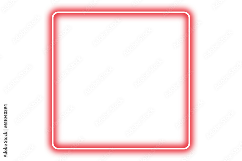 Neon red frame png. Glowing frame on transparent background. Neon red frame png. Glowing frame on transparent background.