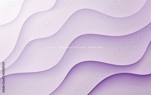 Abstract wavy background Pink color element