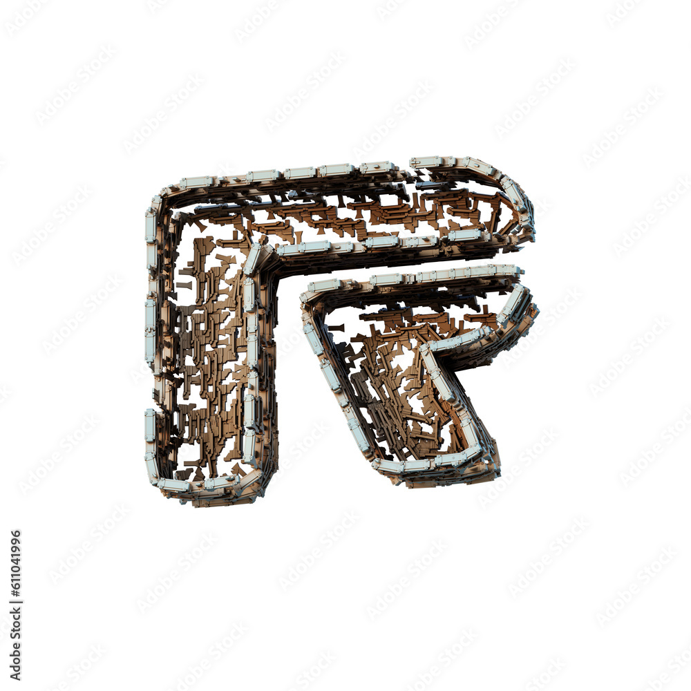 Micro Future 3D Alphabet or PNG Letters Micro Future 3D Alphabet or PNG Letters