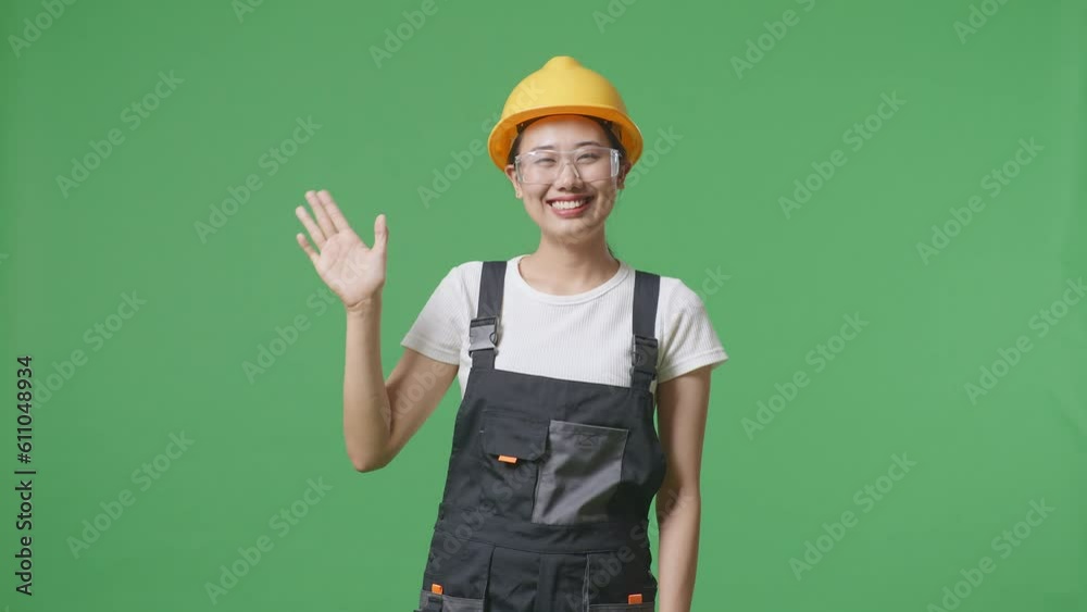 Asian Woman Worker Wearing Goggles And Safety Helmet Pointing At You And Disapproving With No Index Finger Sign While Standing In The Green Screen Background Studio
Asian Woman Worker Wearing Goggles And Safety Helmet Pointing At You And Disapproving With No Index Finger Sign While Standing In The Green Screen Background Studio
