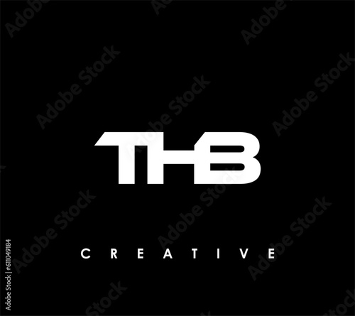 THB Letter Initial Logo Design Template Vector Illustration photo