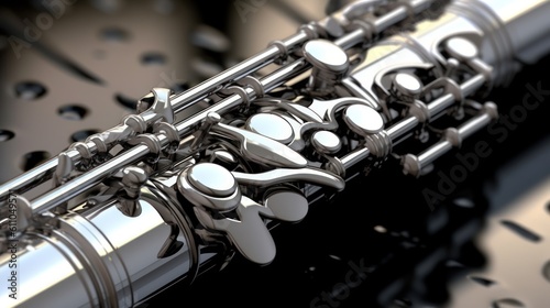 close up of a saxophone
