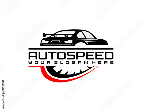 sport car logo template, Perfect logo for business related to automotive industry