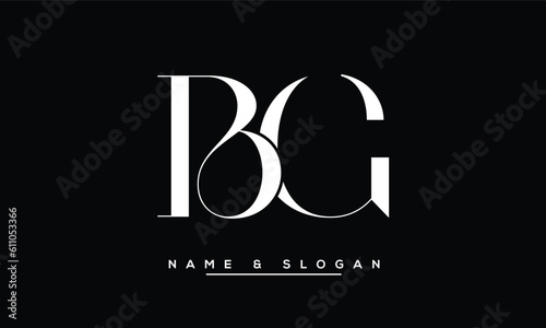 BG,  GB,  B,  G   Abstract  Letters  Logo  Monogram