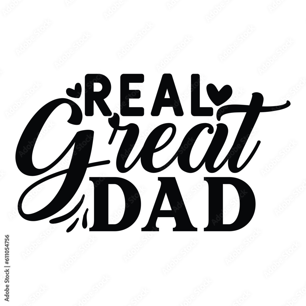 Real great dad vector arts