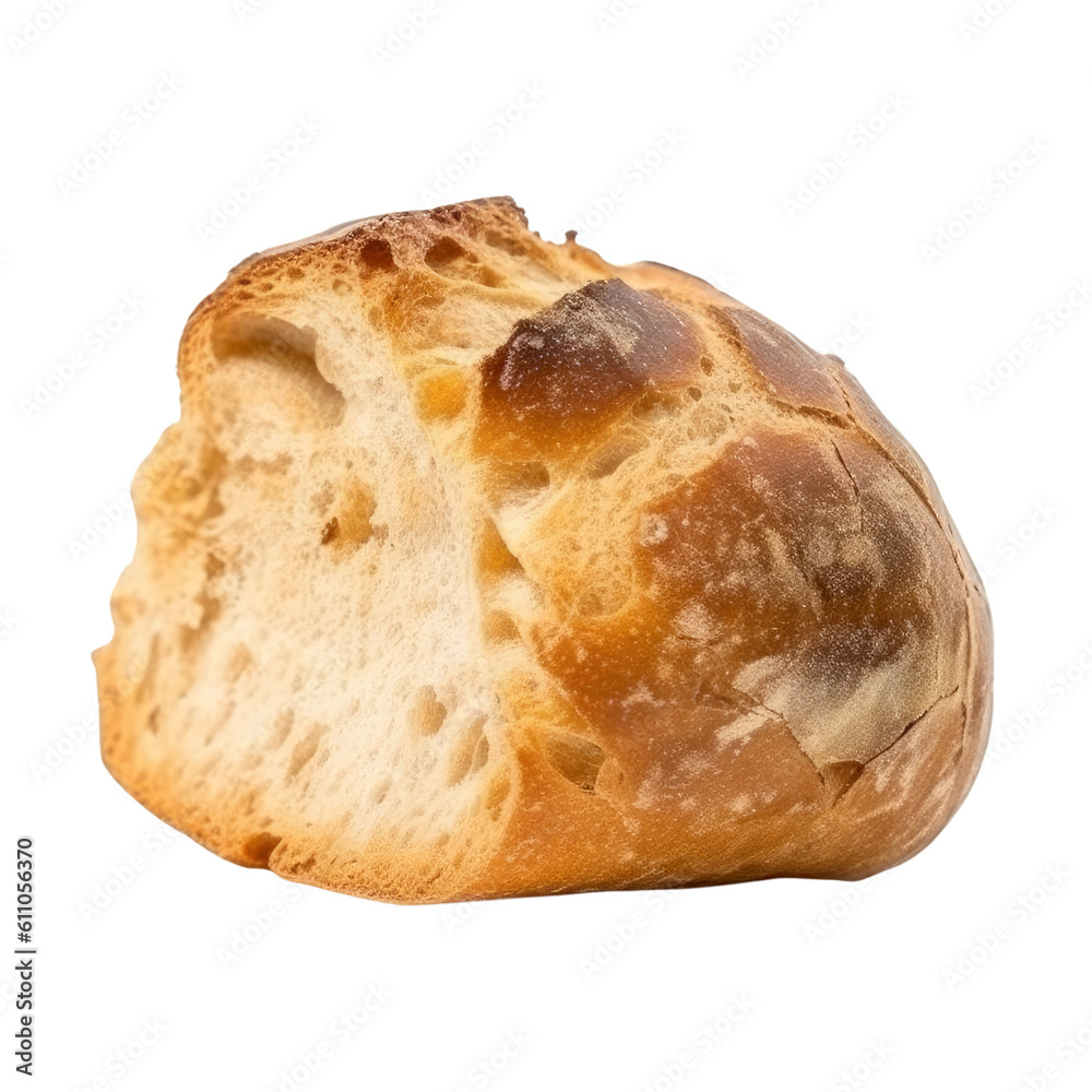loaf of bread isolated on transparent background cutout loaf of bread isolated on transparent background cutout