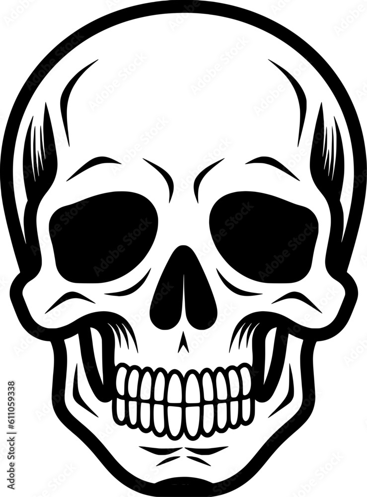 Skull Gothic Illustration