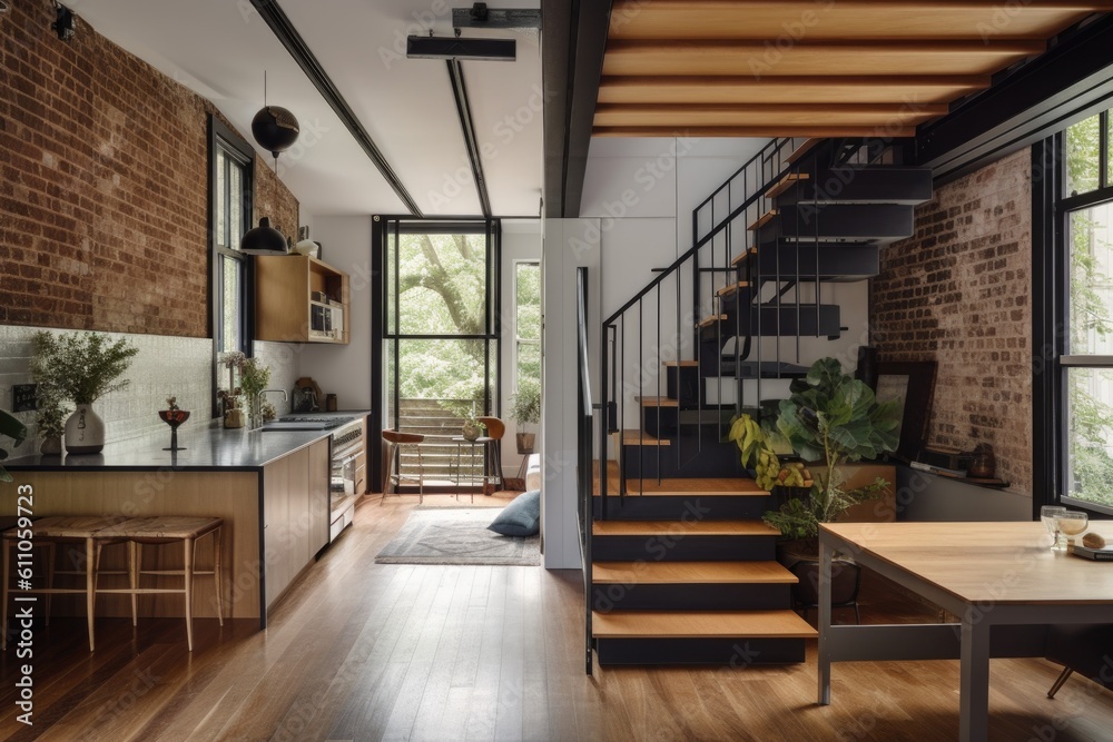adaptive reuse and renovation project with a focus on conserving the original character of the structure, created with generative ai adaptive reuse and renovation project with a focus on conserving the original character of the structure, created with generative ai