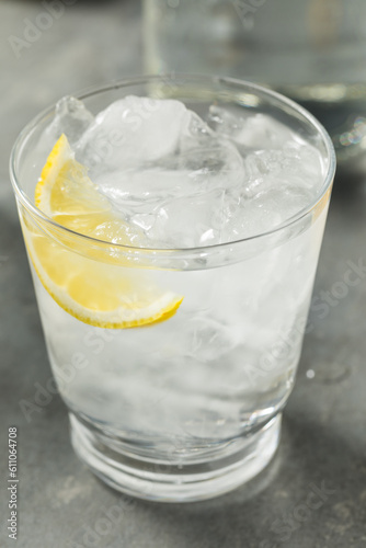 Cold Refreshing Water with Lemon