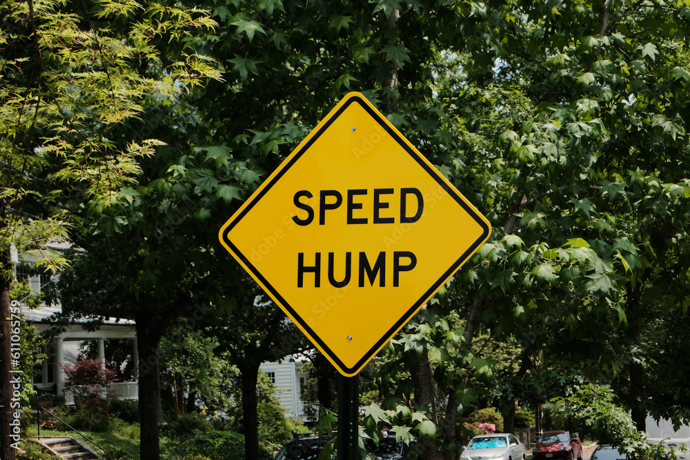 Speed Hump traffic sign