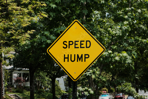 Speed Hump traffic sign