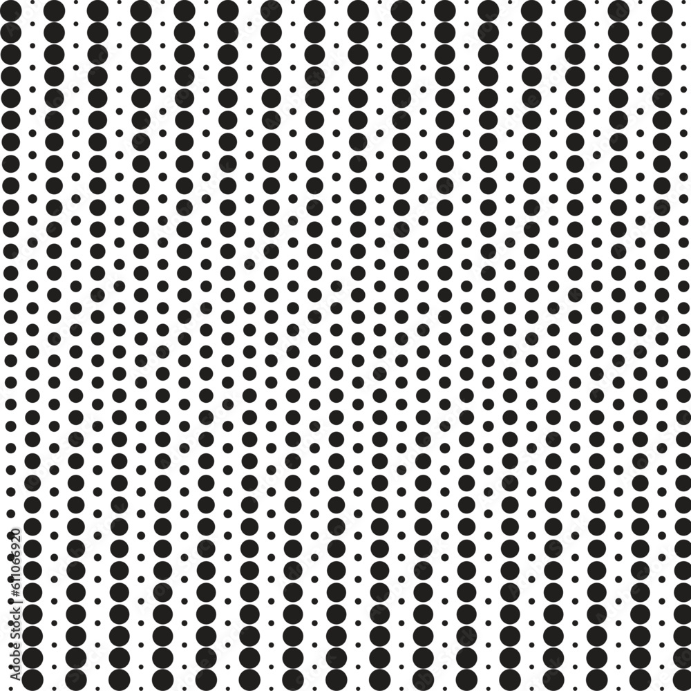 abstract seamless big to small polka dot halftone pattern. abstract seamless big to small polka dot halftone pattern.