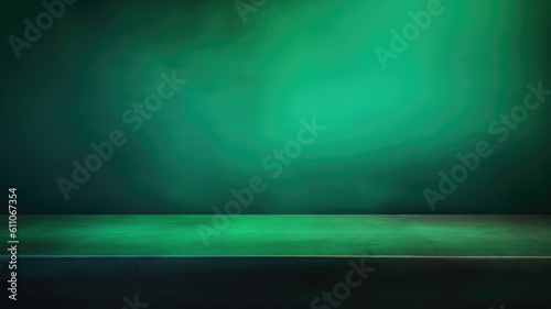 Elegant abstract textured green gradient background with space for design