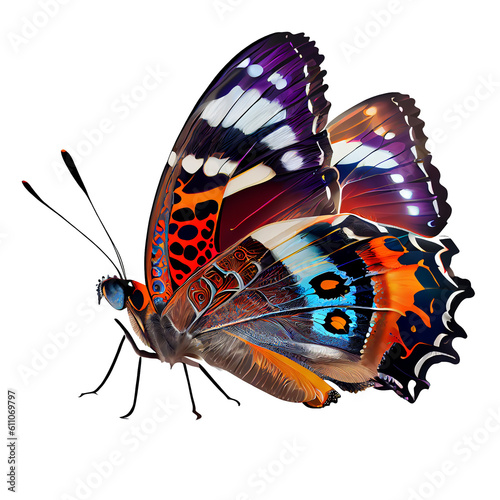 Beautiful colored butterfly  Ai generated image © Trendy Image Two