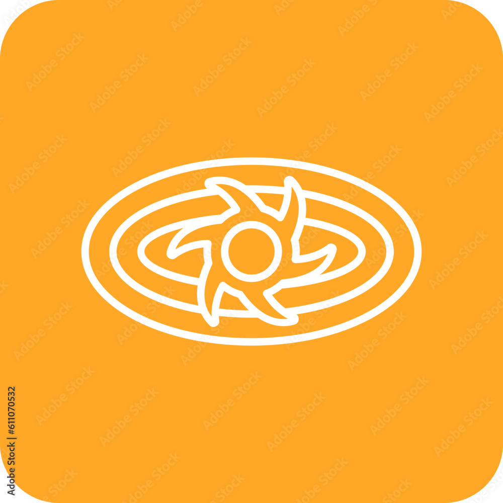 Obraz premium Black hole Icon