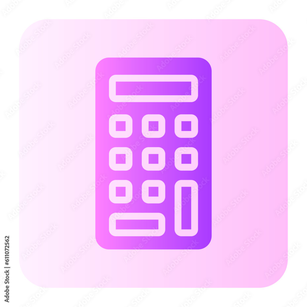 calculator gradient icon calculator gradient icon