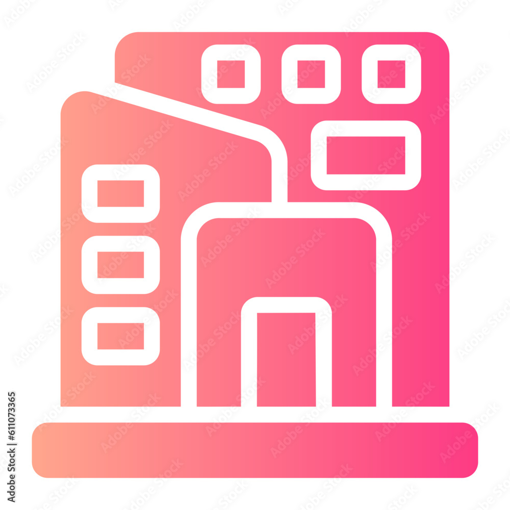 building gradient icon