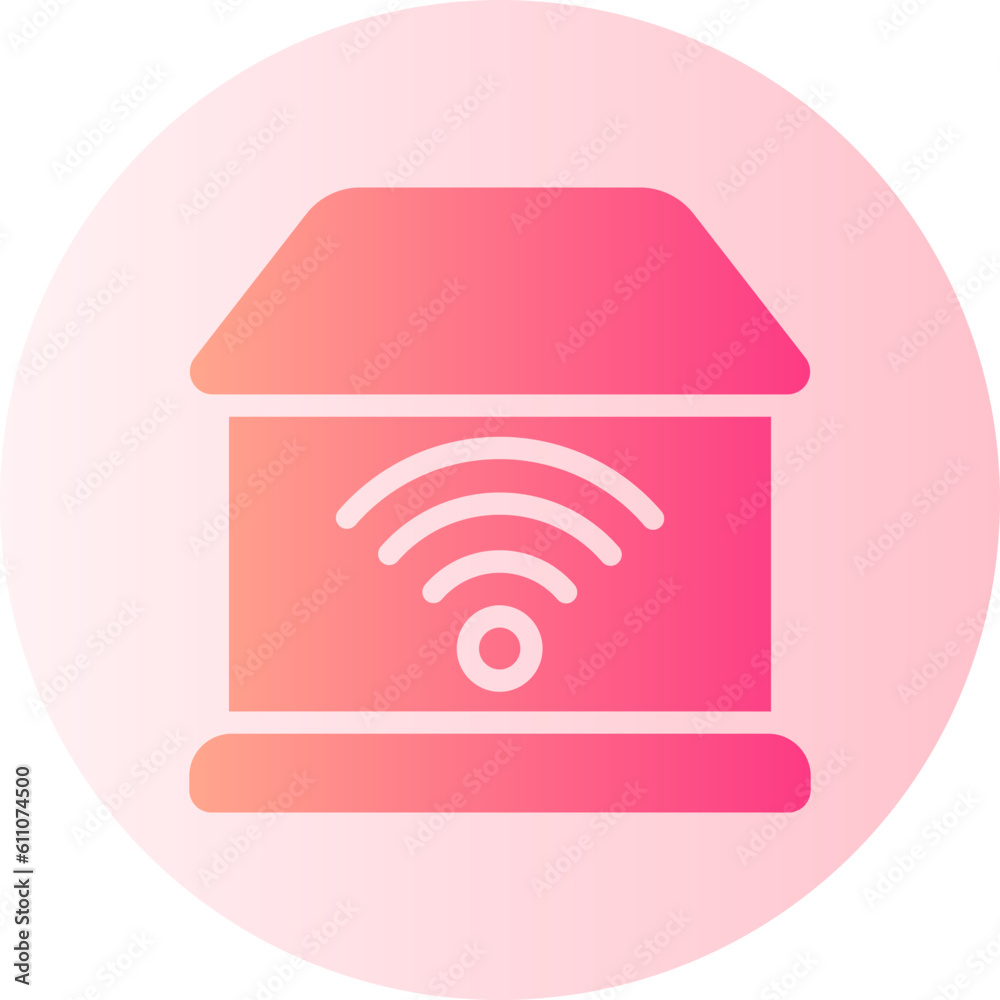 smarthome gradient icon smarthome gradient icon