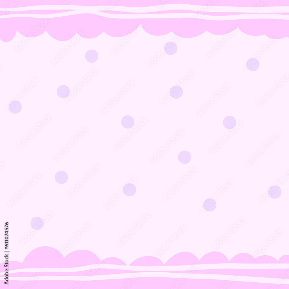 Pink background small milk love cute minimal