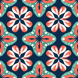 Colorful tile geometric seamless repeat pattern [Generative AI]
