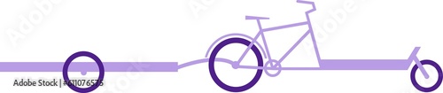 Cargo Bike icon illustrationillustration photo