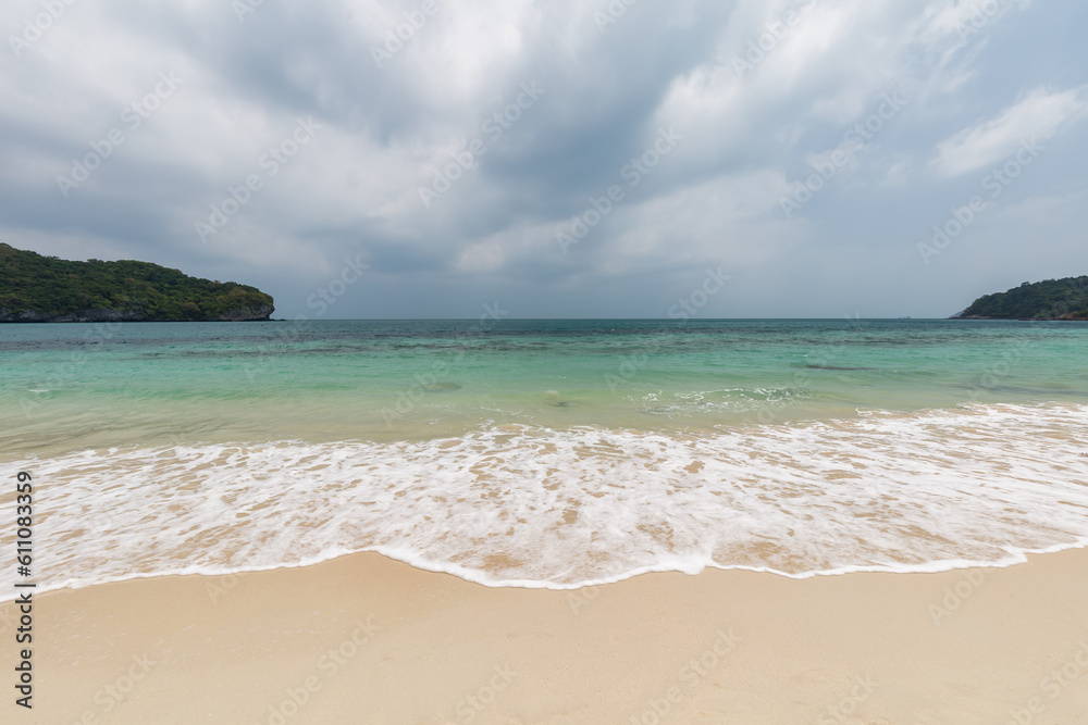 beautiful beach and sky at Ang Thong National Marine Park,tropical paradise,Samui District, Suratthani, Thailand beautiful beach and sky at Ang Thong National Marine Park,tropical paradise,Samui District, Suratthani, Thailand