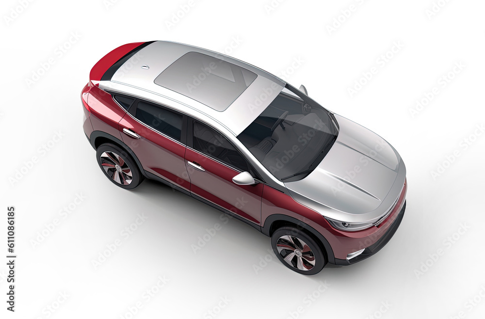 generic modern SUV car. Generative A.I. generic modern SUV car. Generative A.I.