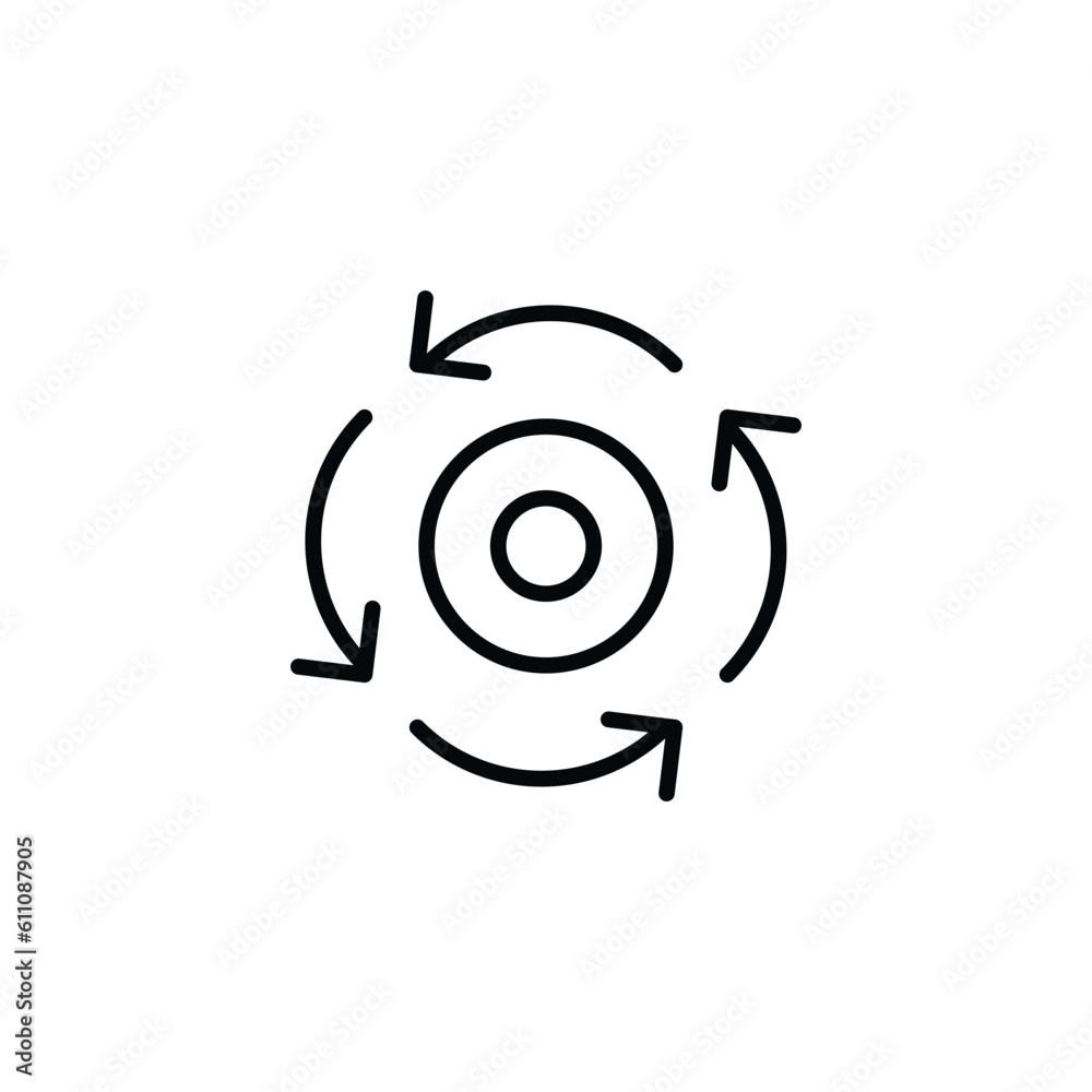 Recyclable icon design with white background stock illustration Recyclable icon design with white background stock illustration