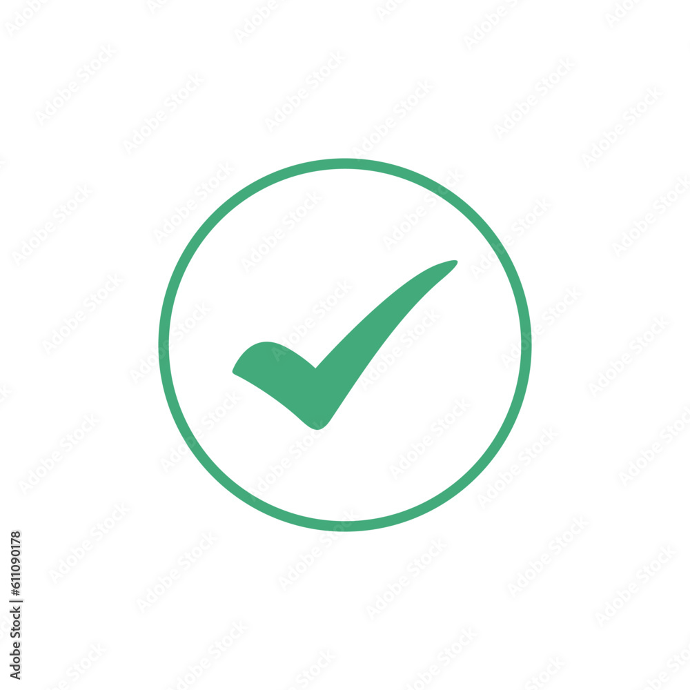Check Mark Checklist Circle Badge Vector Template Check Mark Checklist Circle Badge Vector Template