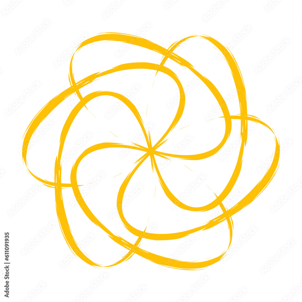 abstract yellow rubber logo design concept abstract yellow rubber logo design concept