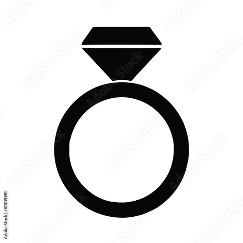 engagement ring vector flat color icon, Diamond ring icon set, Engagement ring icon, Jewel jewelry outline symbol for apps and websites, vector illustration