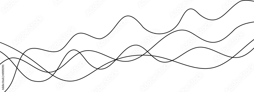 Wavy thin line abstract background. PNG Wavy thin line abstract background. PNG