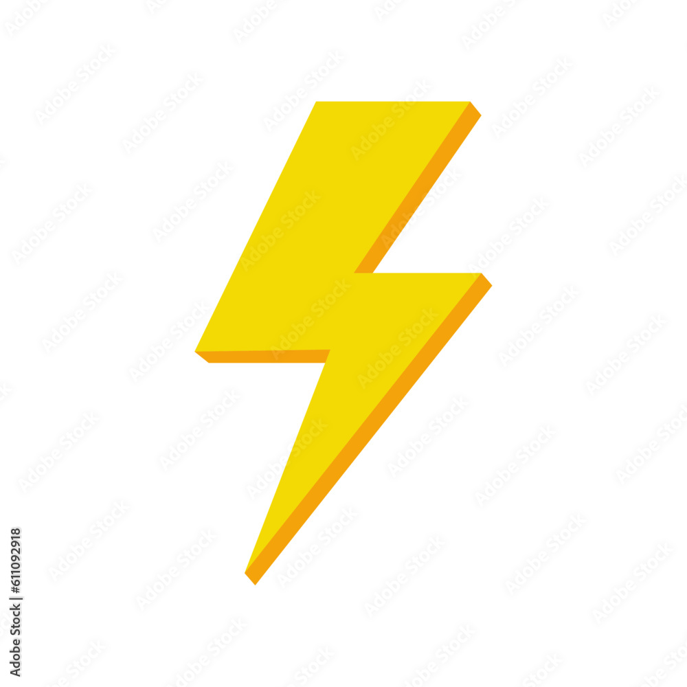 Lightning bolt expertise flat icon for apps and websites Lightning bolt expertise flat icon for apps and websites