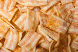 crispy potato chips photo background