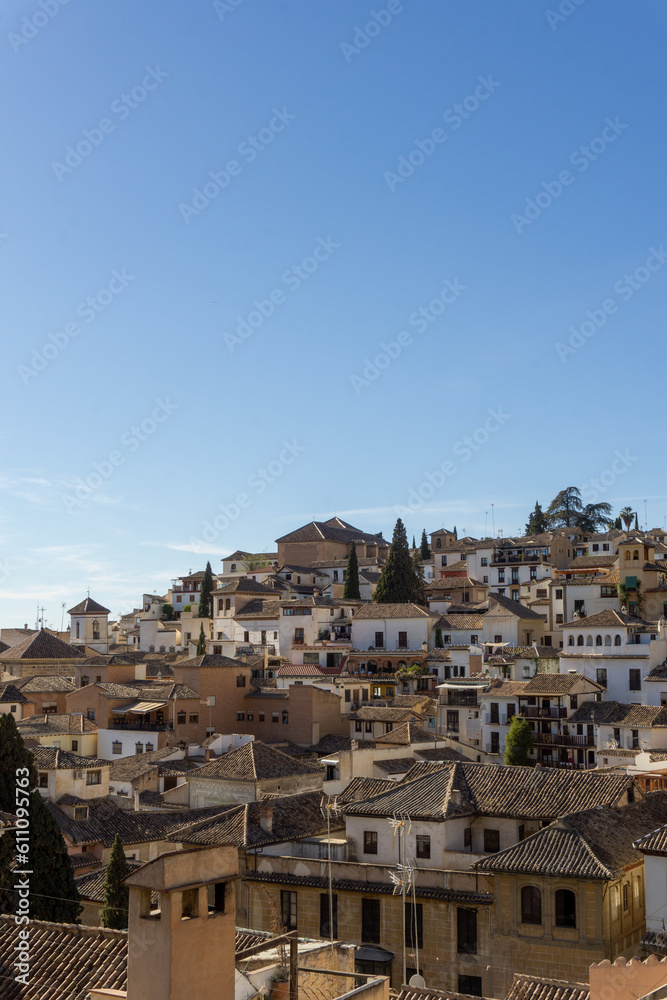 Roofs of Albaicin, Granada. 