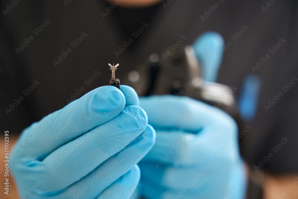Experienced gastroenterologist carrying out endoscopic tissue sampling Experienced gastroenterologist carrying out endoscopic tissue sampling
