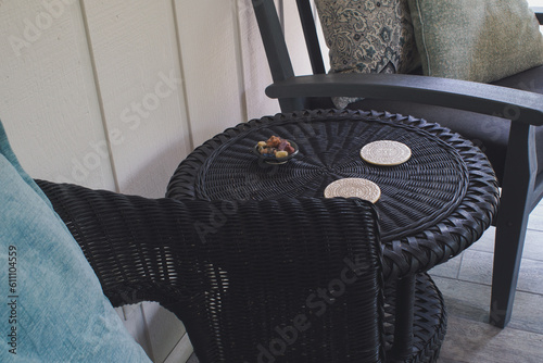 Porch table and chairs