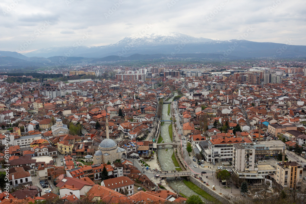 panorama of prizren, kosovo panorama of prizren, kosovo