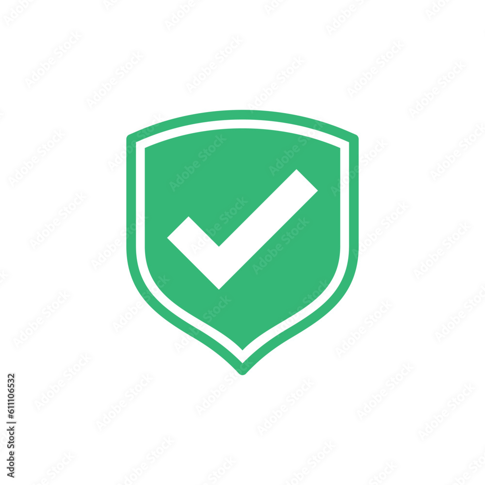 Checklist Check Mark Tick Shield Icon Vector Template Checklist Check Mark Tick Shield Icon Vector Template