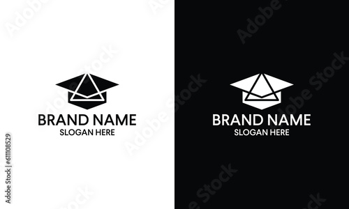 Square academic cap line icon, outline vector sign, linear style pictogram isolated on white. Mortarboard, Graduation symbol, logo illustration. Editable stroke. Pixel perfect vector graphics	