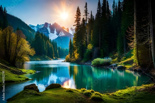 lake in yosemite