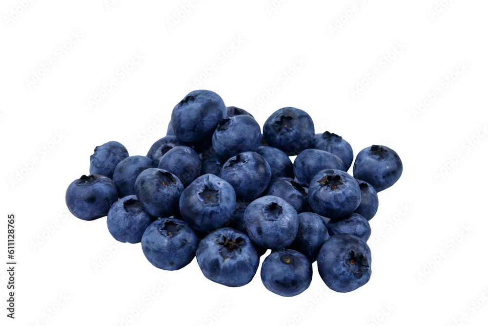 Heap of blueberry isolated on white background Heap of blueberry isolated on white background