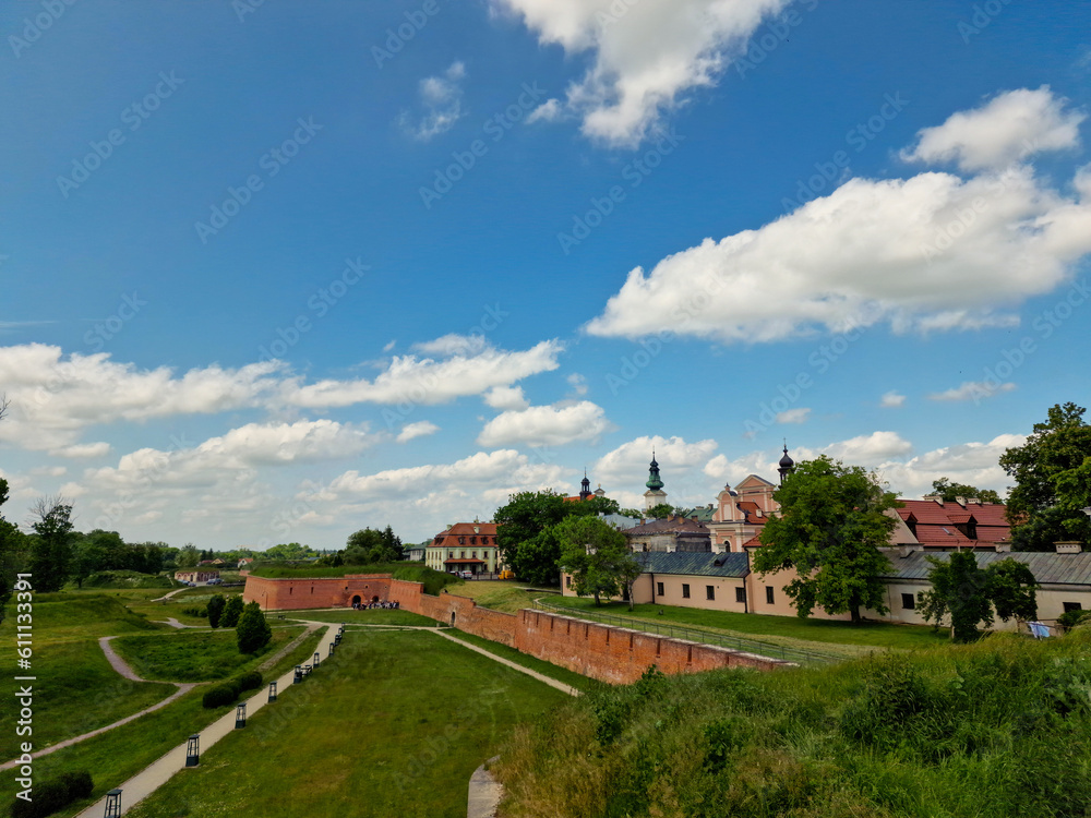 Fototapeta premium Fortifications of the fortress and city of Zamosc. Poland