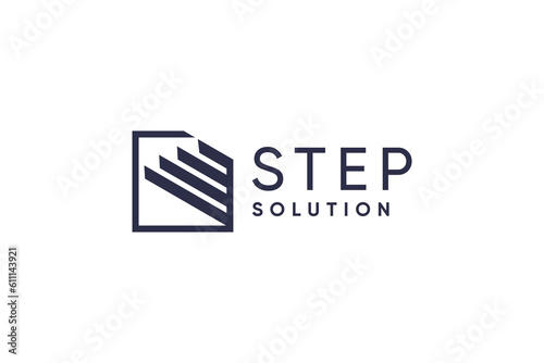 Consulting logo idea with modern creative concept
