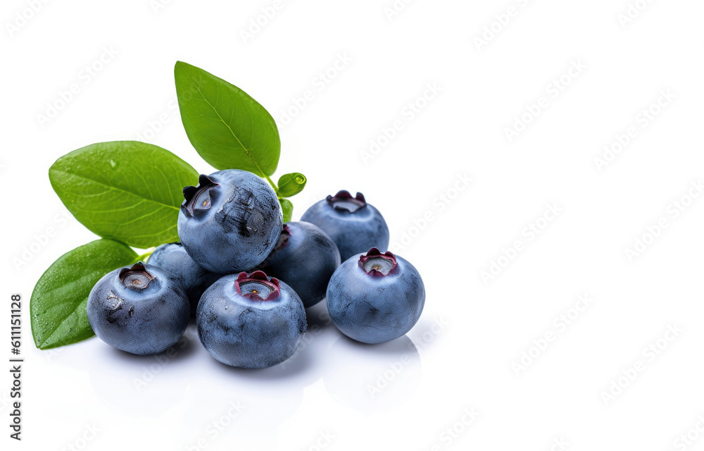 Bowl of Raspberries Isolated on a White Background. Generative AI