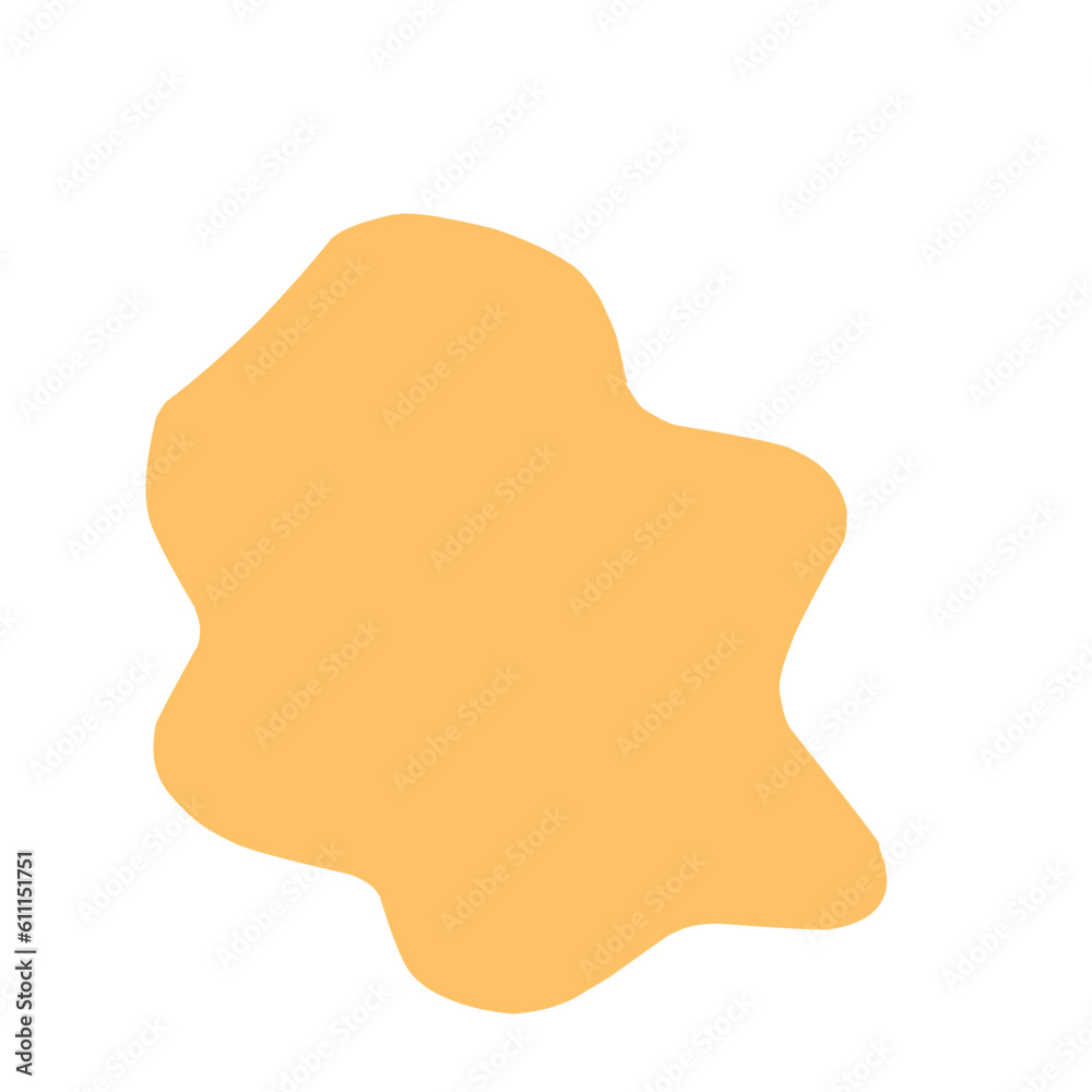 Organic blob shape