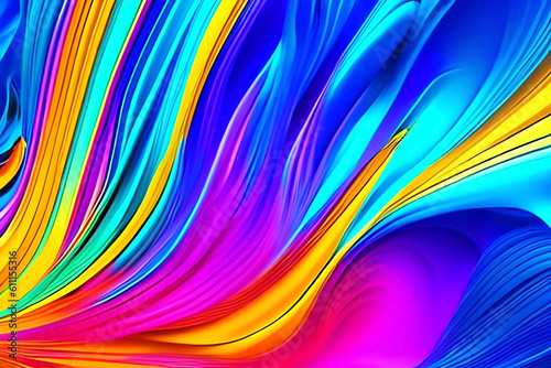 abstract background with vibrant colors and energetic shapes, evoking a sense of movement and excitement
