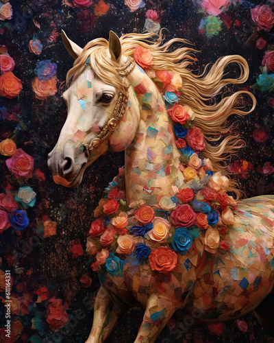 Floral Horse 3