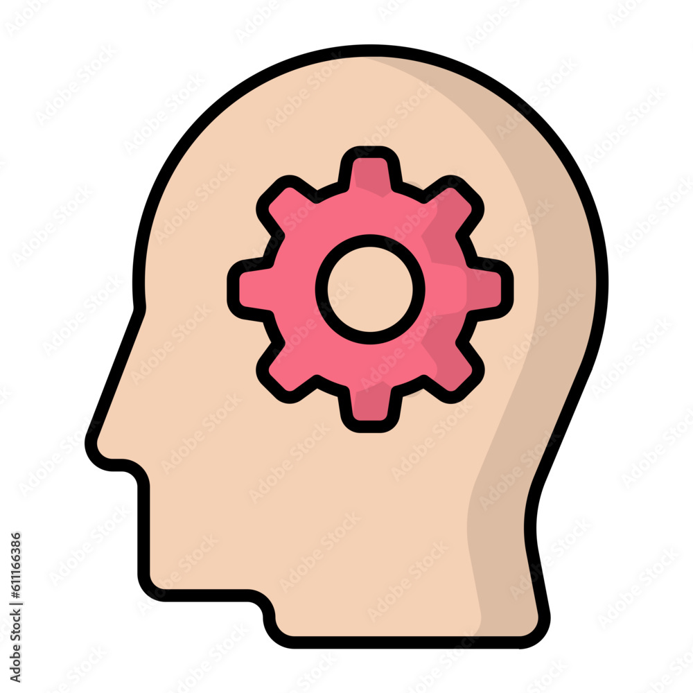 Administration Line Color Icon