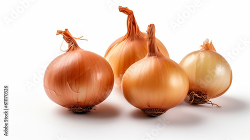 Wallpaper Mural onions on a white background Torontodigital.ca